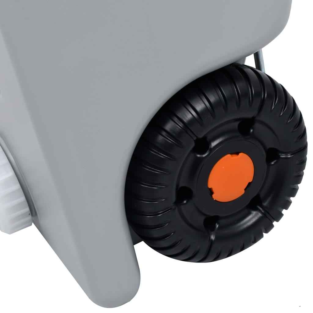 Wheeled Water Tank for Camping 25 L Grey